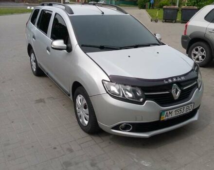 Серый Рено Логан, объемом двигателя 1.5 л и пробегом 217 тыс. км за 5950 $, фото 4 на Automoto.ua