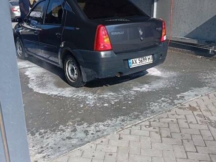 Серый Рено Логан, объемом двигателя 1.4 л и пробегом 160 тыс. км за 3813 $, фото 1 на Automoto.ua