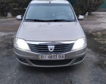 Серый Рено Логан, объемом двигателя 1.6 л и пробегом 163 тыс. км за 4800 $, фото 1 на Automoto.ua
