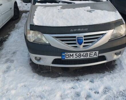 Серый Рено Логан, объемом двигателя 1.6 л и пробегом 194 тыс. км за 5100 $, фото 1 на Automoto.ua