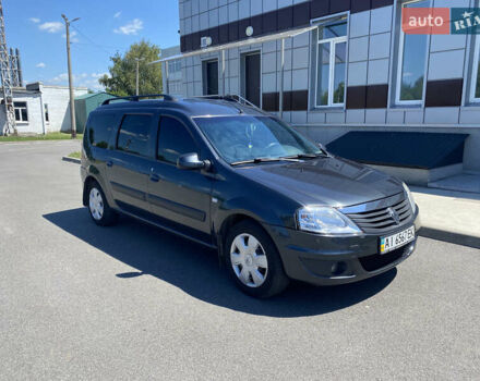 Серый Рено Логан, объемом двигателя 1.6 л и пробегом 272 тыс. км за 5800 $, фото 1 на Automoto.ua