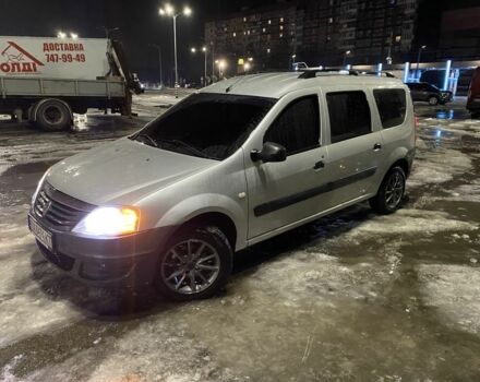 Серый Рено Логан, объемом двигателя 1.6 л и пробегом 438 тыс. км за 4400 $, фото 1 на Automoto.ua