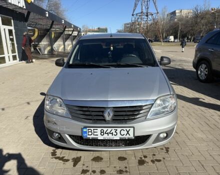 Серый Рено Логан, объемом двигателя 1.4 л и пробегом 232 тыс. км за 3200 $, фото 1 на Automoto.ua