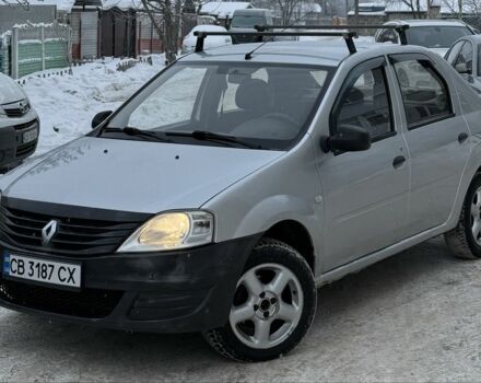 Серый Рено Логан, объемом двигателя 1.4 л и пробегом 245 тыс. км за 2950 $, фото 1 на Automoto.ua