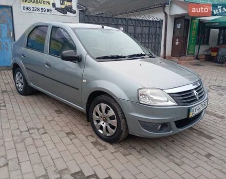 Серый Рено Логан, объемом двигателя 1.46 л и пробегом 242 тыс. км за 4600 $, фото 1 на Automoto.ua