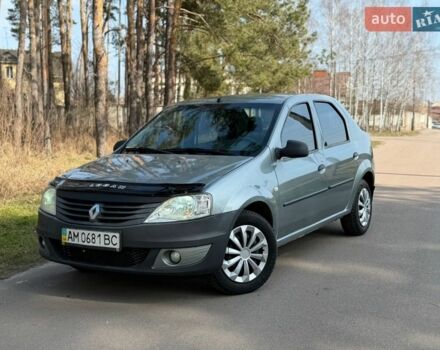 Серый Рено Логан, объемом двигателя 1.4 л и пробегом 192 тыс. км за 2999 $, фото 1 на Automoto.ua