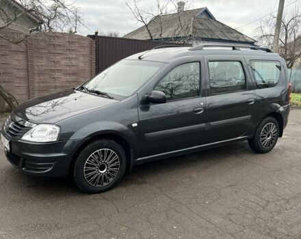 Серый Рено Логан, объемом двигателя 1.6 л и пробегом 93 тыс. км за 6200 $, фото 1 на Automoto.ua