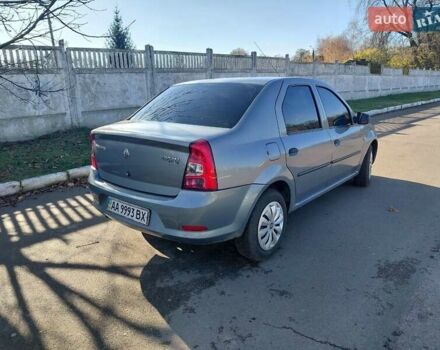 Серый Рено Логан, объемом двигателя 1.4 л и пробегом 195 тыс. км за 3950 $, фото 1 на Automoto.ua