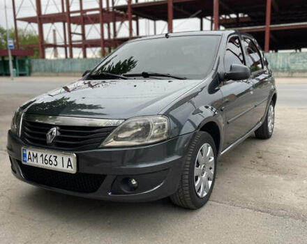 Серый Рено Логан, объемом двигателя 1.39 л и пробегом 93 тыс. км за 4999 $, фото 1 на Automoto.ua