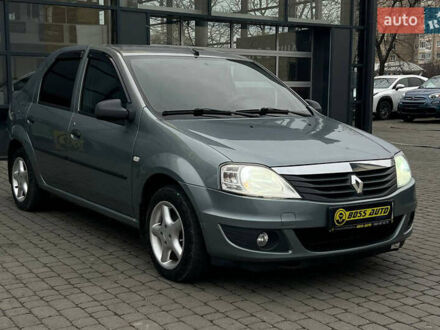 Серый Рено Логан, объемом двигателя 1.39 л и пробегом 196 тыс. км за 4500 $, фото 1 на Automoto.ua