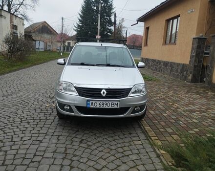 Серый Рено Логан, объемом двигателя 1.6 л и пробегом 186 тыс. км за 4300 $, фото 1 на Automoto.ua