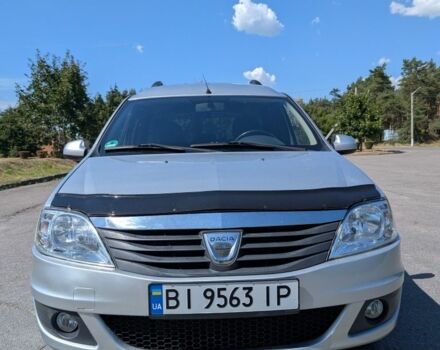 Серый Рено Логан, объемом двигателя 1.6 л и пробегом 160 тыс. км за 7214 $, фото 1 на Automoto.ua