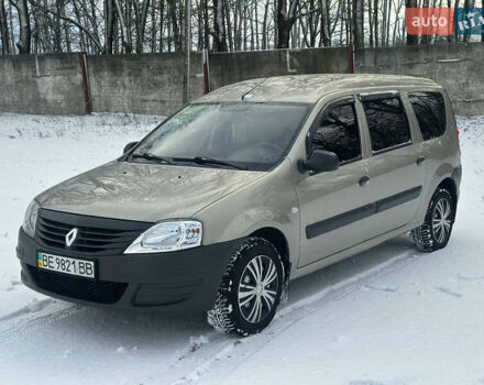 Серый Рено Логан, объемом двигателя 1.6 л и пробегом 69 тыс. км за 6200 $, фото 1 на Automoto.ua