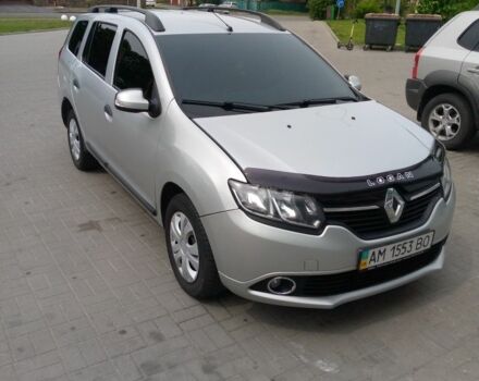 Серый Рено Логан, объемом двигателя 1.5 л и пробегом 217 тыс. км за 6150 $, фото 1 на Automoto.ua