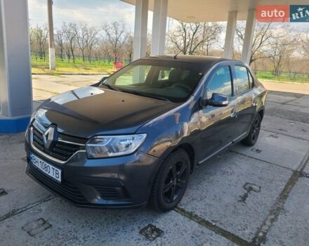 Серый Рено Логан, объемом двигателя 0.9 л и пробегом 220 тыс. км за 4300 $, фото 1 на Automoto.ua