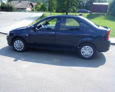 Синий Рено Логан, объемом двигателя 1.4 л и пробегом 215 тыс. км за 3800 $, фото 3 на Automoto.ua