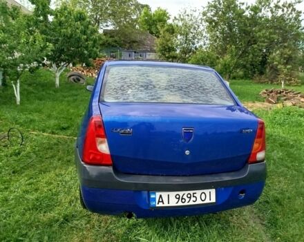 Синий Рено Логан, объемом двигателя 1.6 л и пробегом 500 тыс. км за 2300 $, фото 6 на Automoto.ua