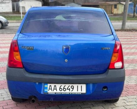 Синий Рено Логан, объемом двигателя 1.6 л и пробегом 250 тыс. км за 2200 $, фото 6 на Automoto.ua