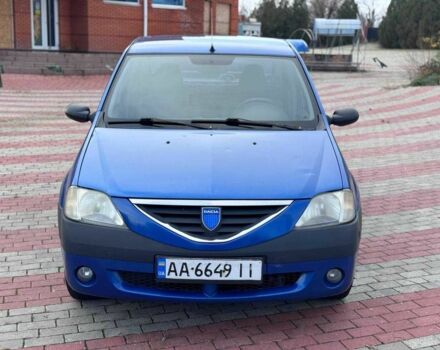 Синий Рено Логан, объемом двигателя 1.6 л и пробегом 250 тыс. км за 2200 $, фото 1 на Automoto.ua