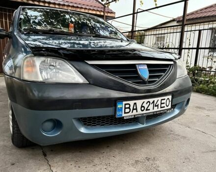 Синий Рено Логан, объемом двигателя 1.6 л и пробегом 340 тыс. км за 3400 $, фото 1 на Automoto.ua