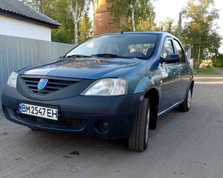 Синий Рено Логан, объемом двигателя 1.4 л и пробегом 270 тыс. км за 2950 $, фото 1 на Automoto.ua