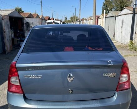 Синий Рено Логан, объемом двигателя 1.6 л и пробегом 373 тыс. км за 3500 $, фото 3 на Automoto.ua