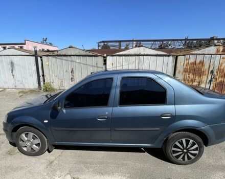 Синий Рено Логан, объемом двигателя 1.6 л и пробегом 373 тыс. км за 3500 $, фото 2 на Automoto.ua