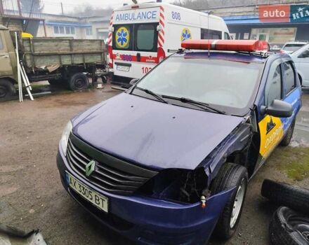 Синій Рено Логан, об'ємом двигуна 1.4 л та пробігом 185 тис. км за 1000 $, фото 1 на Automoto.ua