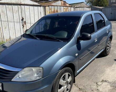 Синий Рено Логан, объемом двигателя 1.6 л и пробегом 373 тыс. км за 3500 $, фото 1 на Automoto.ua