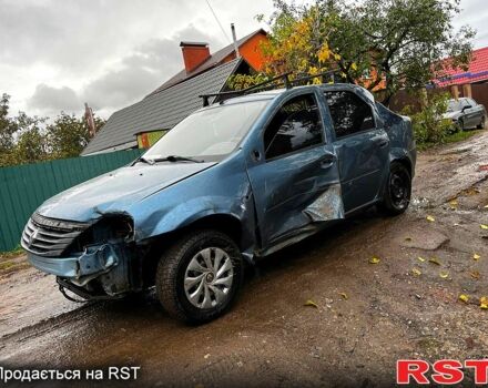 Синий Рено Логан, объемом двигателя 1.4 л и пробегом 121 тыс. км за 1450 $, фото 5 на Automoto.ua