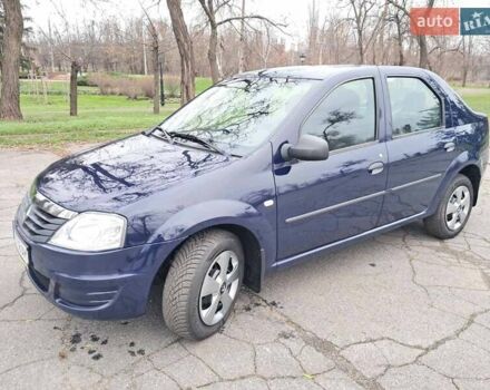 Синий Рено Логан, объемом двигателя 1.4 л и пробегом 148 тыс. км за 4999 $, фото 2 на Automoto.ua