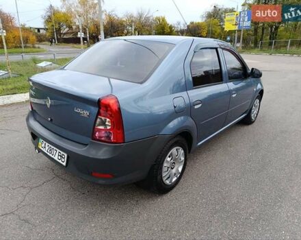 Синий Рено Логан, объемом двигателя 1.4 л и пробегом 75 тыс. км за 4850 $, фото 1 на Automoto.ua