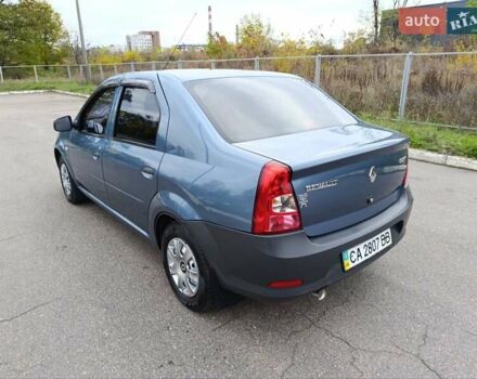 Синий Рено Логан, объемом двигателя 1.4 л и пробегом 75 тыс. км за 4850 $, фото 11 на Automoto.ua