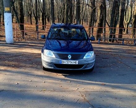 Синий Рено Логан, объемом двигателя 1.4 л и пробегом 190 тыс. км за 2700 $, фото 1 на Automoto.ua