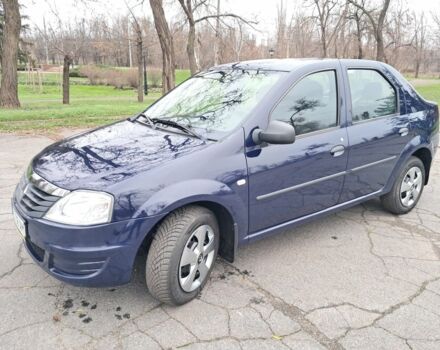 Синий Рено Логан, объемом двигателя 1.4 л и пробегом 148 тыс. км за 4999 $, фото 1 на Automoto.ua