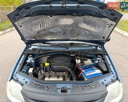 Синий Рено Логан, объемом двигателя 1.4 л и пробегом 75 тыс. км за 4850 $, фото 17 на Automoto.ua