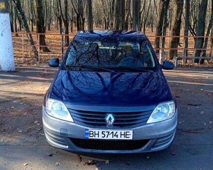 Синий Рено Логан, объемом двигателя 1.4 л и пробегом 190 тыс. км за 2700 $, фото 2 на Automoto.ua