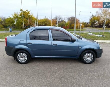 Синий Рено Логан, объемом двигателя 1.4 л и пробегом 75 тыс. км за 4850 $, фото 10 на Automoto.ua