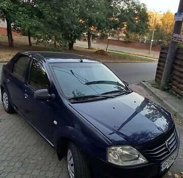 Синий Рено Логан, объемом двигателя 1.4 л и пробегом 230 тыс. км за 3700 $, фото 1 на Automoto.ua