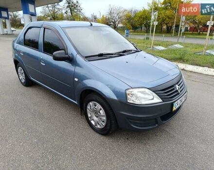 Синий Рено Логан, объемом двигателя 1.4 л и пробегом 75 тыс. км за 4850 $, фото 6 на Automoto.ua