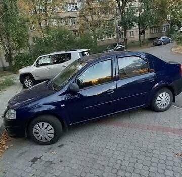 Синий Рено Логан, объемом двигателя 1.4 л и пробегом 230 тыс. км за 3700 $, фото 3 на Automoto.ua