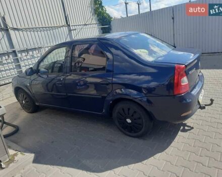 Синий Рено Логан, объемом двигателя 1.39 л и пробегом 281 тыс. км за 3500 $, фото 4 на Automoto.ua
