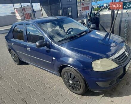 Синий Рено Логан, объемом двигателя 1.39 л и пробегом 281 тыс. км за 3500 $, фото 1 на Automoto.ua