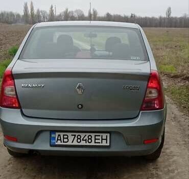 Синий Рено Логан, объемом двигателя 1.39 л и пробегом 267 тыс. км за 4300 $, фото 5 на Automoto.ua