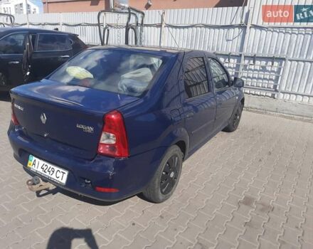 Синий Рено Логан, объемом двигателя 1.39 л и пробегом 281 тыс. км за 3500 $, фото 6 на Automoto.ua