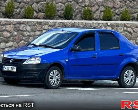Синий Рено Логан, объемом двигателя 1.4 л и пробегом 190 тыс. км за 4000 $, фото 3 на Automoto.ua