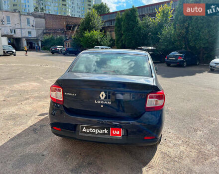 Синий Рено Логан, объемом двигателя 1.6 л и пробегом 132 тыс. км за 6230 $, фото 5 на Automoto.ua