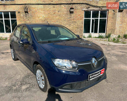 Синий Рено Логан, объемом двигателя 1.6 л и пробегом 132 тыс. км за 6230 $, фото 2 на Automoto.ua