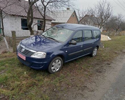 Синий Рено Логан, объемом двигателя 1.4 л и пробегом 212 тыс. км за 4800 $, фото 1 на Automoto.ua