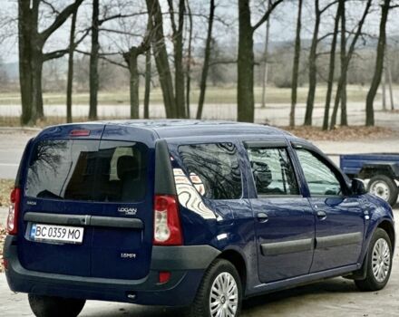 Синій Рено Логан, об'ємом двигуна 1.6 л та пробігом 200 тис. км за 5200 $, фото 5 на Automoto.ua